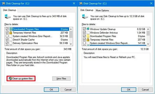 Åtgärda några fel före och efter uppgradering av Windows 10 April 2018 Update
