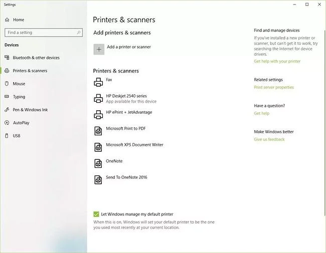 Hur man lägger till en skrivare i Windows 10
