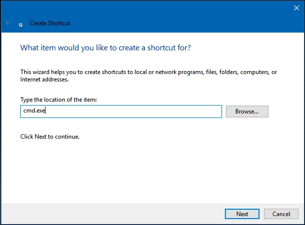 12 enkla sätt att öppna CMD - Kommandotolk på Windows 10