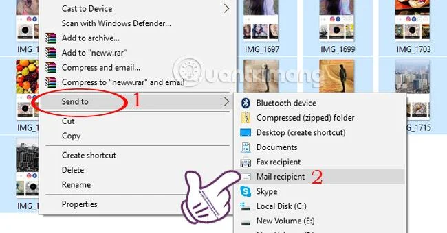 Instruktioner för batchändring av fotostorlek i Windows 10