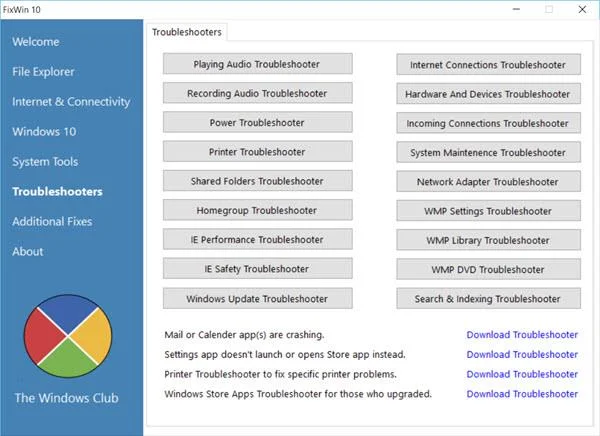 Åtgärda Windows 10-fel med bara ett klick med FixWin