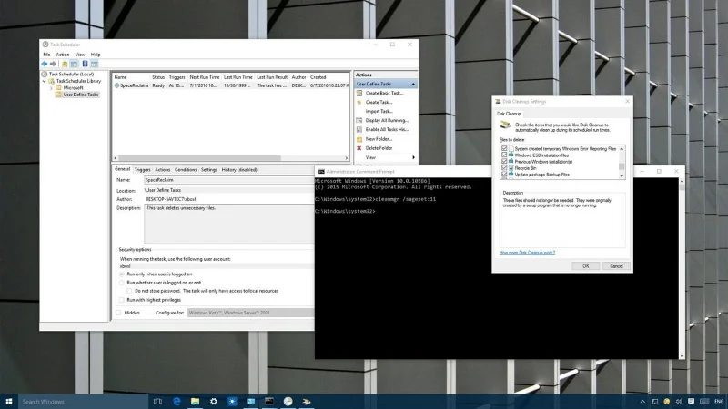 Frigör hårddiskutrymme automatiskt i Windows 10 med Diskrensning Frigör hårddiskutrymme automatiskt i Windows 10 med Diskrensning