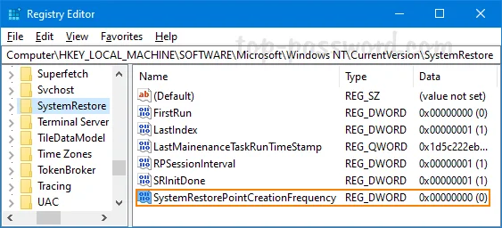 Instruktioner för att skapa säkerhetskopierings- och återställningspunkter (återställningspunkt) på Windows 10