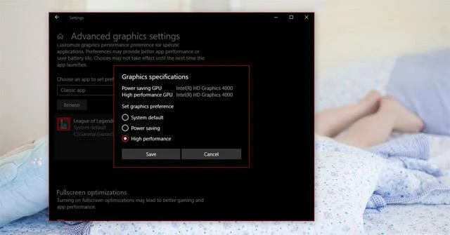 Как да увеличите производителността на игрите на Windows 10 април 2018 г