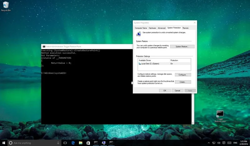 Instruktioner för att skapa säkerhetskopierings- och återställningspunkter (återställningspunkt) på Windows 10 Instruktioner för att skapa säkerhetskopierings- och återställningspunkter (återställningspunkt) på Windows 10