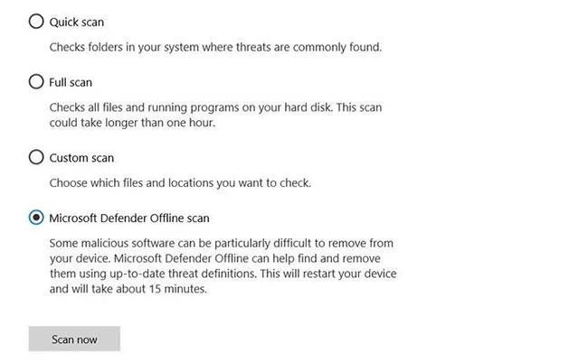 Hur man tar bort virus med Windows Defender Offline på Windows 10