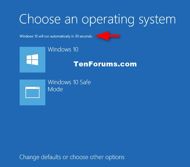 Hur man väljer standardoperativsystem för att starta upp i Windows 10 Hur man väljer standardoperativsystem för att starta upp i Windows 10