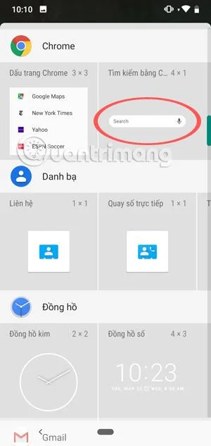 Jak umístit vyhledávací lištu Google na hlavní obrazovku