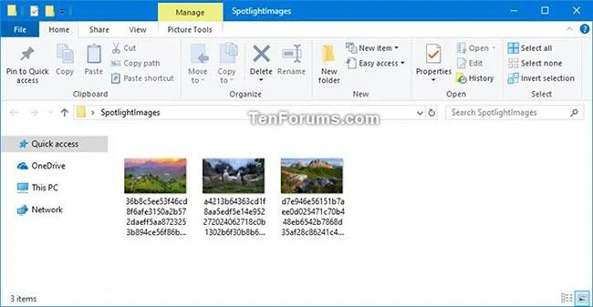Hur man laddar ner Windows 10 låsskärmbild från Spotlight till din enhet