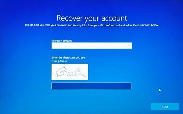 Så här återställer du lösenordet för Microsoft-kontot från inloggningsskärmen för Windows 10 Fall Creators Update
