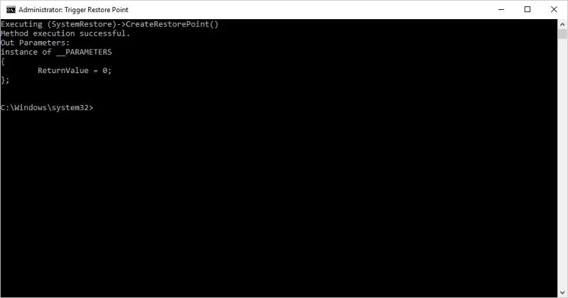 Hur man skapar återställningspunkt på Windows 10 med bara ett dubbelklick