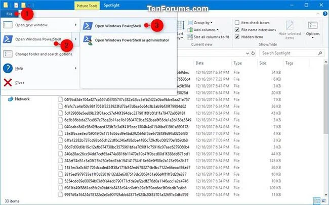 Hur man laddar ner Windows 10 låsskärmbild från Spotlight till din enhet