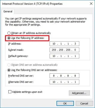 Instruktioner för att installera och hantera Network Bridge på Windows 10