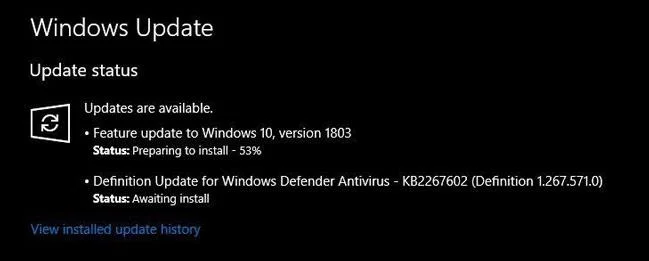 Hur man laddar ner Windows 10 April 2018 Update 1803