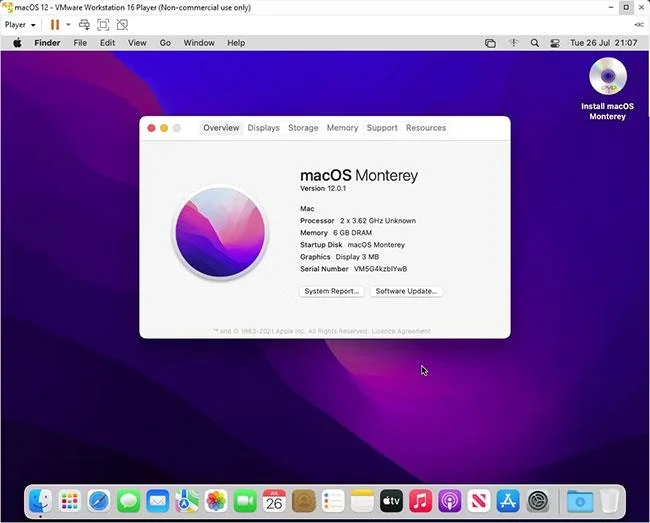 Hur man kör macOS på Windows 10 med VMware Workstation Player