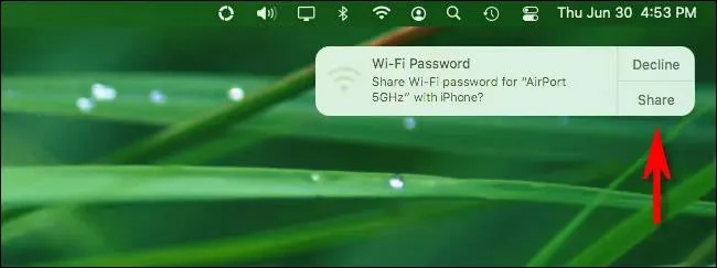 Hur man delar Wi-Fi-lösenord från Mac till iPhone