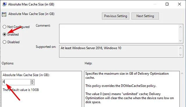 Jak optimalizovat mezipaměť optimalizace doručení ve Windows 10