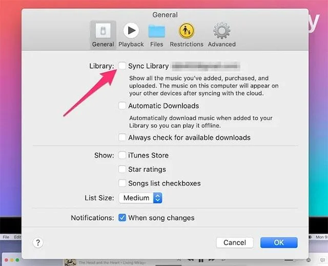 Hur man inaktiverar iCloud Music Library