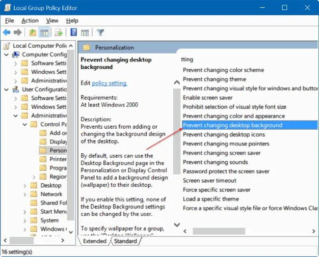 Chyba „nelze změnit tapetu plochy“ v systému Windows 10, takto chybu opravíte
